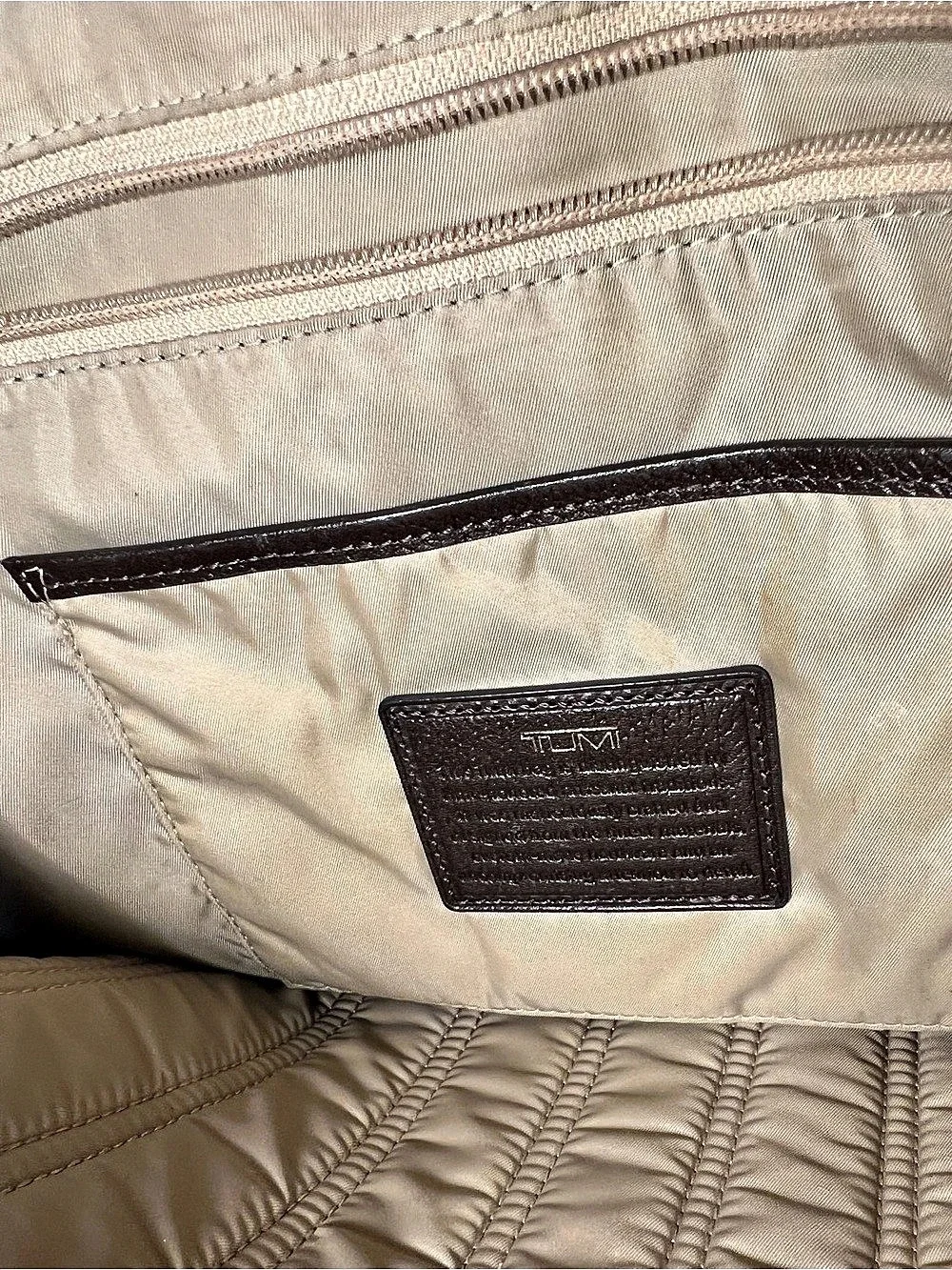 Tumi Voyageur Tote Gray & Brown